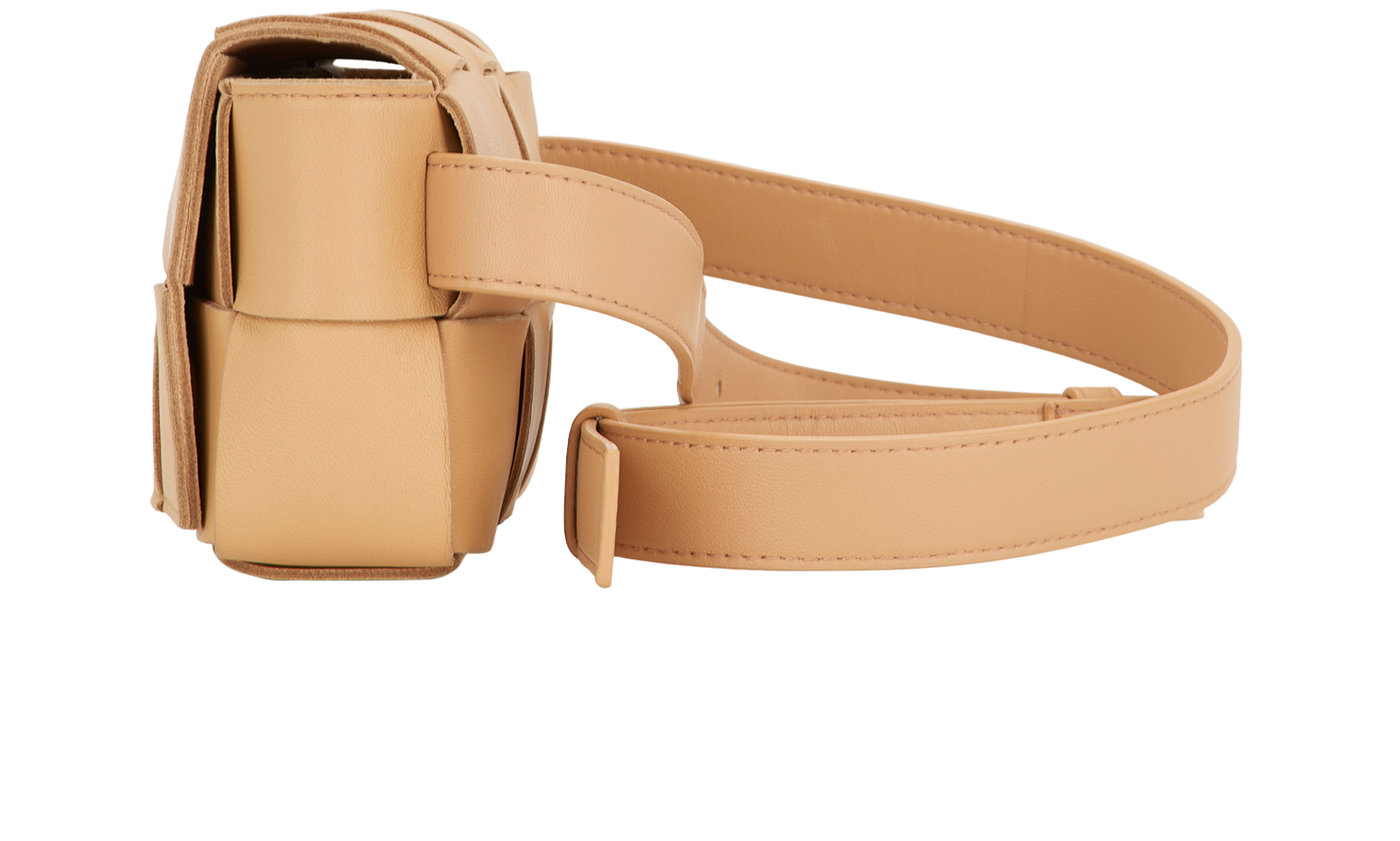 Cassette Belt Bag, &pound;395, Handbags, Beige, Leather, Bottom view